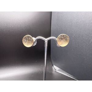 Lia Sophia Concave Disk Earrings